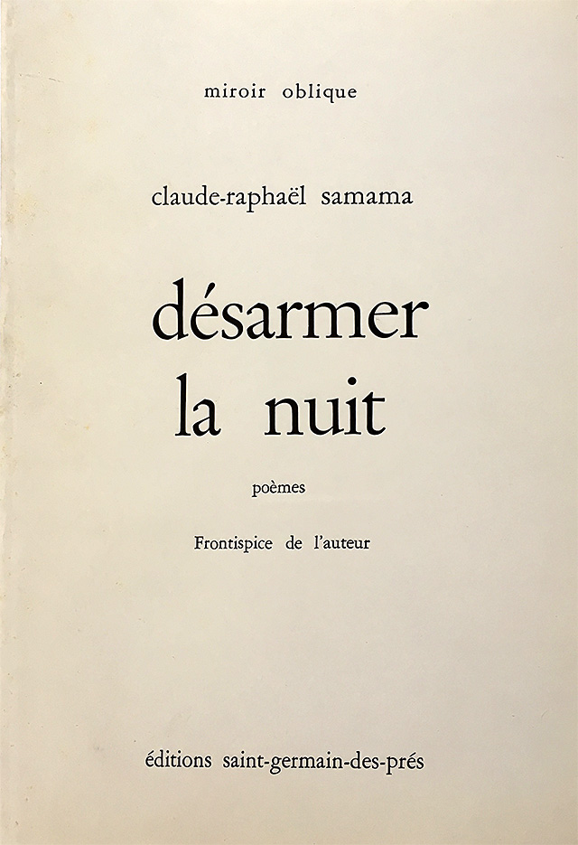 Désarmer la nuit